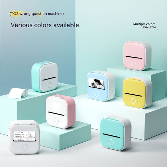 Portable Mini Thermal Label Printer Bluetooth Photo & Price Tag Printer for Home